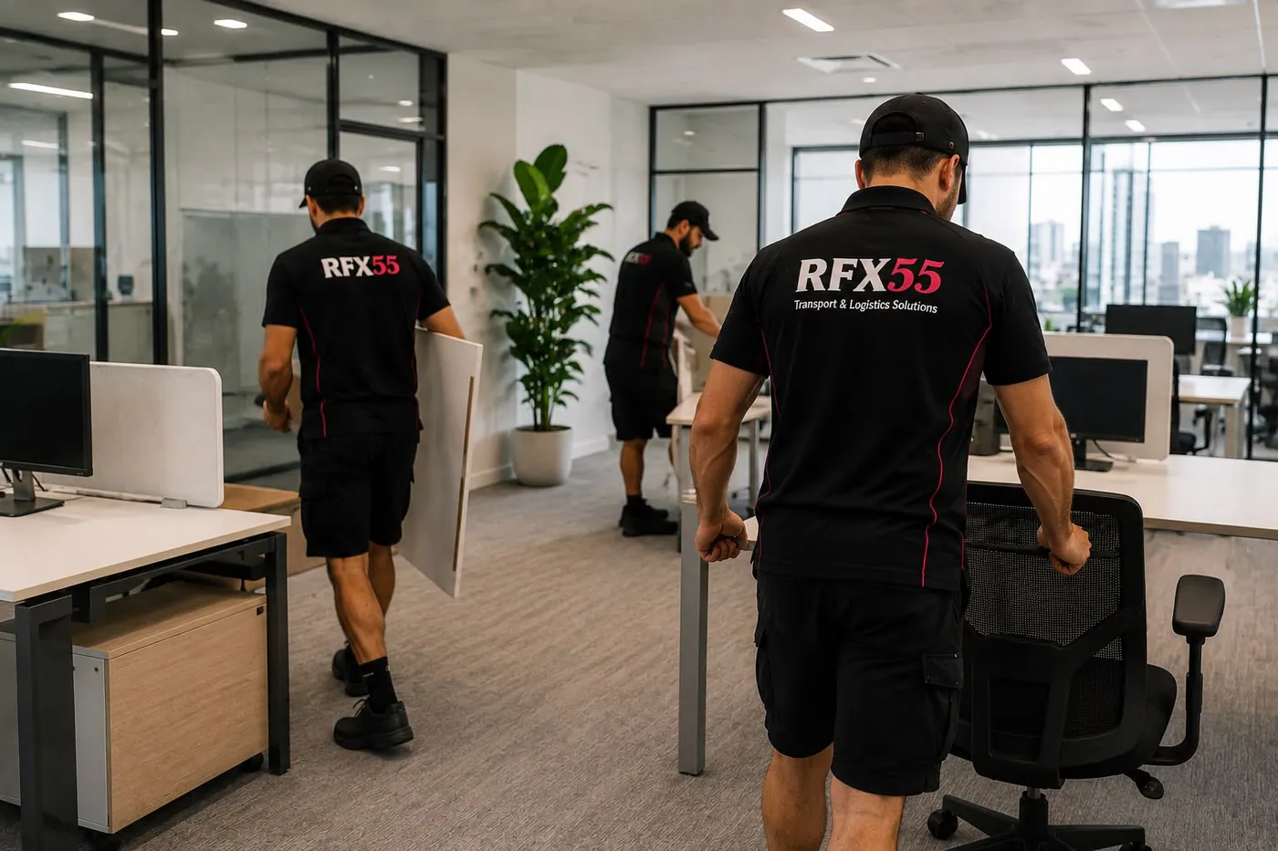 Office furniture and asset relocation