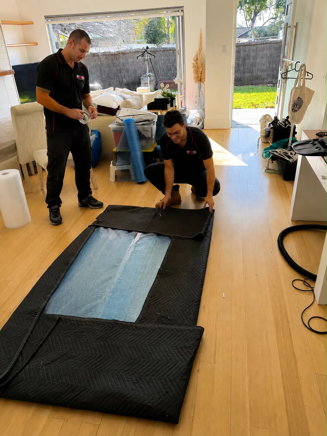 Professional packing materials and preparation